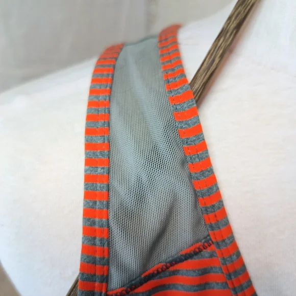 Lole Striped Mesh Racerback Tank Top - Picture 6 of 12